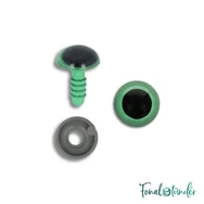 zöld baba/figura szemek - biztonsági - green safety eyes - 6mm