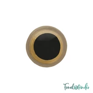 arany baba/figura szemek - biztonsági - golden safety eyes -12mm