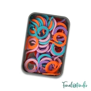 Durable open stitch markers - műanyag szemjelölő készlet - 50db