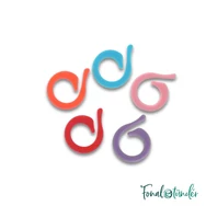 Durable open stitch markers - műanyag szemjelölő készlet - 50db