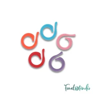 Durable open stitch markers - műanyag szemjelölő készlet - 50db