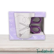 Kézművesek Bögréje - ollós füllel - Ceramic Mug with scissors handle