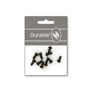 Sárga-Fekete baba/figura szemek - biztonsági - yellow safety eyes -8mm