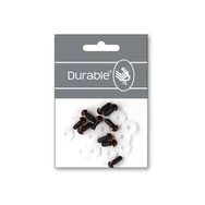Barna-Fekete baba/figura szemek - biztonsági - Brown safety eyes -8mm