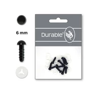 Fekete baba/figura szemek - biztonsági - black safety eyes - 6mm