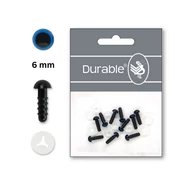 Kék - Fekete baba/figura szemek - biztonsági - Blue safety eyes 6mm