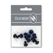 Kék-Fekete baba/figura szemek - biztonsági - Blue safety eyes -15mm