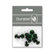 Zöld-Fekete baba/figura szemek - biztonsági - Green safety eyes - 15mm