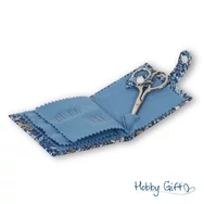 Hobby Gift - olló és varrókészlet tokban - Needle and scissor case