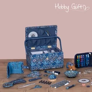 Hobby Gift - olló és varrókészlet tokban - Needle and scissor case