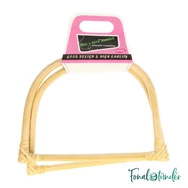  Opry Bag handle bamboo - Bambusz táskafül - hajlított 17.5cm - 02