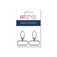 ReStyle Sanp hooks for bags - fém karabineres rögzítőelem táskákhoz - 2db