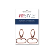 ReStyle Sanp hooks for bags - fém karabineres rögzítőelem táskákhoz - 2db