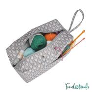 Úti Fonaltartó Táska - Travel Yarn Bag - szürke - gray Úti Fonaltartó Táska - Travel Yarn Bag - szürke - gray