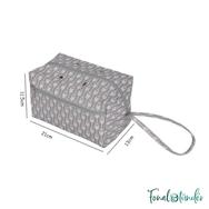 Úti Fonaltartó Táska - Travel Yarn Bag - szürke - gray Úti Fonaltartó Táska - Travel Yarn Bag - szürke - gray