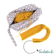 Úti Fonaltartó Táska - Travel Yarn Bag - szürke - gray Úti Fonaltartó Táska - Travel Yarn Bag - szürke - gray
