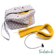 Úti Fonaltartó Táska - Travel Yarn Bag - szürke - gray Úti Fonaltartó Táska - Travel Yarn Bag - szürke - gray