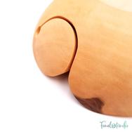 Kézműves Diófa Fonalvezető Tál - Handmade Wooden Yarn Bowl - 20cm - 03 Kézműves Diófa Fonalvezető Tál - Handmade Wooden Yarn Bowl - 20cm - 03