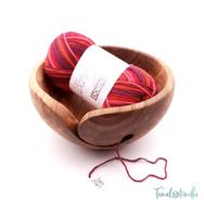 Kézműves Diófa Fonalvezető Tál - Handmade Wooden Yarn Bowl - 17cm - 04 Kézműves Diófa Fonalvezető Tál - Handmade Wooden Yarn Bowl - 17cm - 04