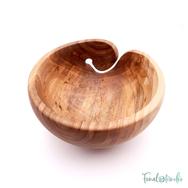 Kézműves Diófa Fonalvezető Tál - Handmade Wooden Yarn Bowl - 17cm - 02 Kézműves Diófa Fonalvezető Tál - Handmade Wooden Yarn Bowl - 17cm - 02