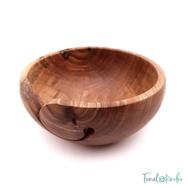 Kézműves Diófa Fonalvezető Tál - Handmade Wooden Yarn Bowl - 19cm - 04 Kézműves Diófa Fonalvezető Tál - Handmade Wooden Yarn Bowl - 19cm - 04