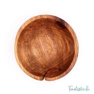 Kézműves Diófa Fonalvezető Tál - Handmade Wooden Yarn Bowl - 17cm - 02 Kézműves Diófa Fonalvezető Tál - Handmade Wooden Yarn Bowl - 17cm - 02