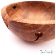 Kézműves Diófa Fonalvezető Tál - Handmade Wooden Yarn Bowl - 02 Kézműves Diófa Fonalvezető Tál - Handmade Wooden Yarn Bowl - 02