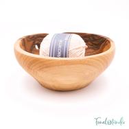 Kézműves Diófa Fonalvezető Tál - Handmade Wooden Yarn Bowl - 16cm - 4 Kézműves Diófa Fonalvezető Tál - Handmade Wooden Yarn Bowl - 16cm - 4