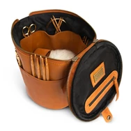 MUUD Saturn Project Bag - bőr kézimunka táska - kötéshez, horgoláshoz - 01