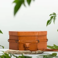 MUUD Evita Project Box - bőr kézimunka doboz - kötéshez, horgoláshoz