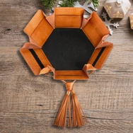 MUUD Evita Project Box - bőr kézimunka doboz - kötéshez, horgoláshoz - 01