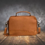 MUUD Lilly Project Bag - bőr kézimunka táska - kötéshez, horgoláshoz