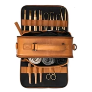 MUUD Lilly Project Bag - bőr kézimunka táska - kötéshez, horgoláshoz - 03