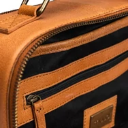 MUUD Lilly Project Bag - bőr kézimunka táska - kötéshez, horgoláshoz - 05