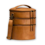 MUUD Bturn Project Bag - bőr kézimunka táska - kötéshez, horgoláshoz, hímzéshez