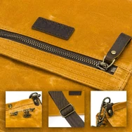 Della Q - 3-in-1 Makers Bag Mustard - Fonaltartó Táska - mustársárga