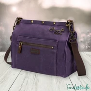 Della Q 3-in-1 Makers Bag Purple - Fonaltartó Táska - sötétlila