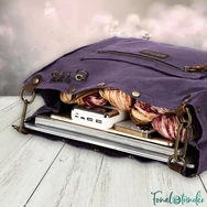 Della Q 3-in-1 Makers Bag Purple - Fonaltartó Táska - sötétlila