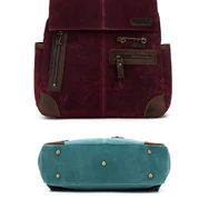 Della Q 3-in-1 Makers backpack Midi - Red - Fonaltartó Táska - sötétpiros