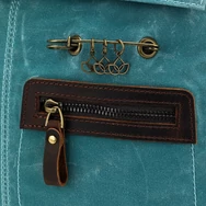Della Q Makers Midi Backpack Teal - Fonaltartó Táska - Türkiz