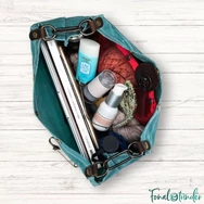 Della Q 3-in-1 Makers Bag Teal - Fonaltartó Táska - Türkiz kék
