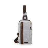 Della Q Mini Messenger Bag Gray - Fonaltartó Válltáska - Világos Szürke