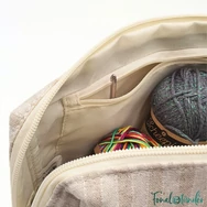 Scheepjes Project Bag - Fonaltartó vászon táska - neszesszer