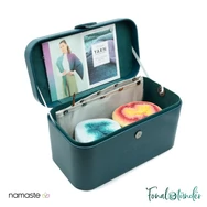 Jimmy Bean - Namaste - Fonaltartó Táska - Yarn Bag - dark teal - sötét türkiz