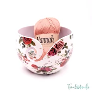 Scheepjes Rózsás Fonaltartó Tál - Roses - Yarn Bowl - 13cm