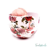 Scheepjes Rózsás Fonaltartó Tál - Roses - Yarn Bowl - 13cm - 2