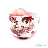 Scheepjes Rózsás Fonaltartó Tál - Roses - Yarn Bowl - 13cm - 2