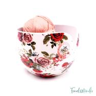 Scheepjes Rózsás Fonaltartó Tál - Roses - Yarn Bowl - 13cm - 2 Scheepjes Rózsás Fonaltartó Tál - Roses - Yarn Bowl - 13cm - 2