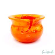 Scheepjes Narancs Fonaltartó Tál - Orange Yarn Bowl - 14cm - 04 Scheepjes Narancs Fonaltartó Tál - Orange Yarn Bowl - 14cm - 04