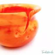 Scheepjes Narancs Fonaltartó Tál - Orange Yarn Bowl - 14cm - 02